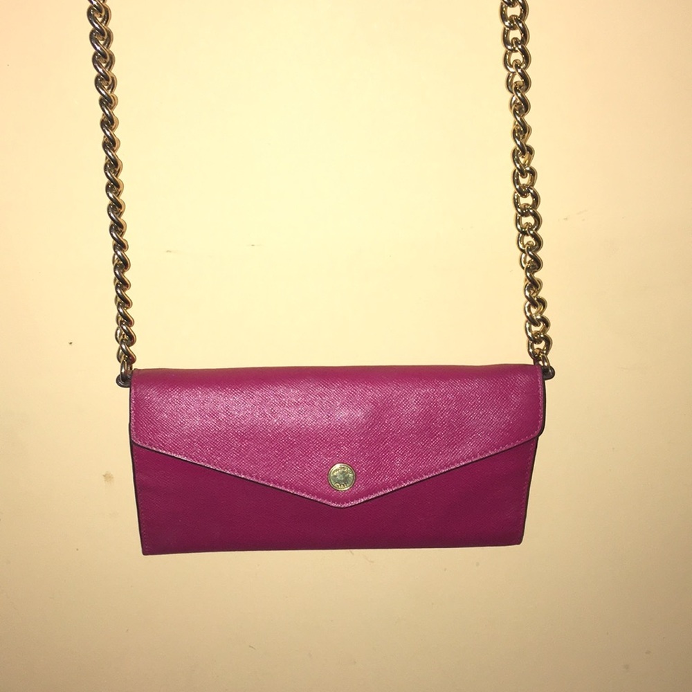Hot pink cross body Micheal Kors